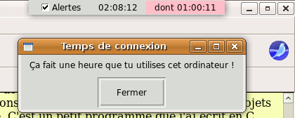 Capture d'écran de Timer pour Linux